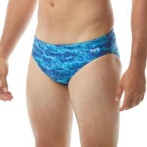 TYR Boys Agran Racer Briefs - Blue