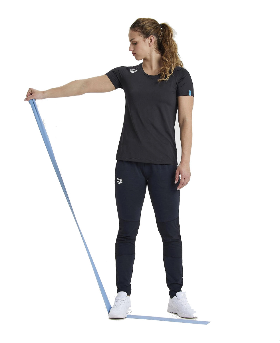 Arena Womens Solid T-Shirt - Black