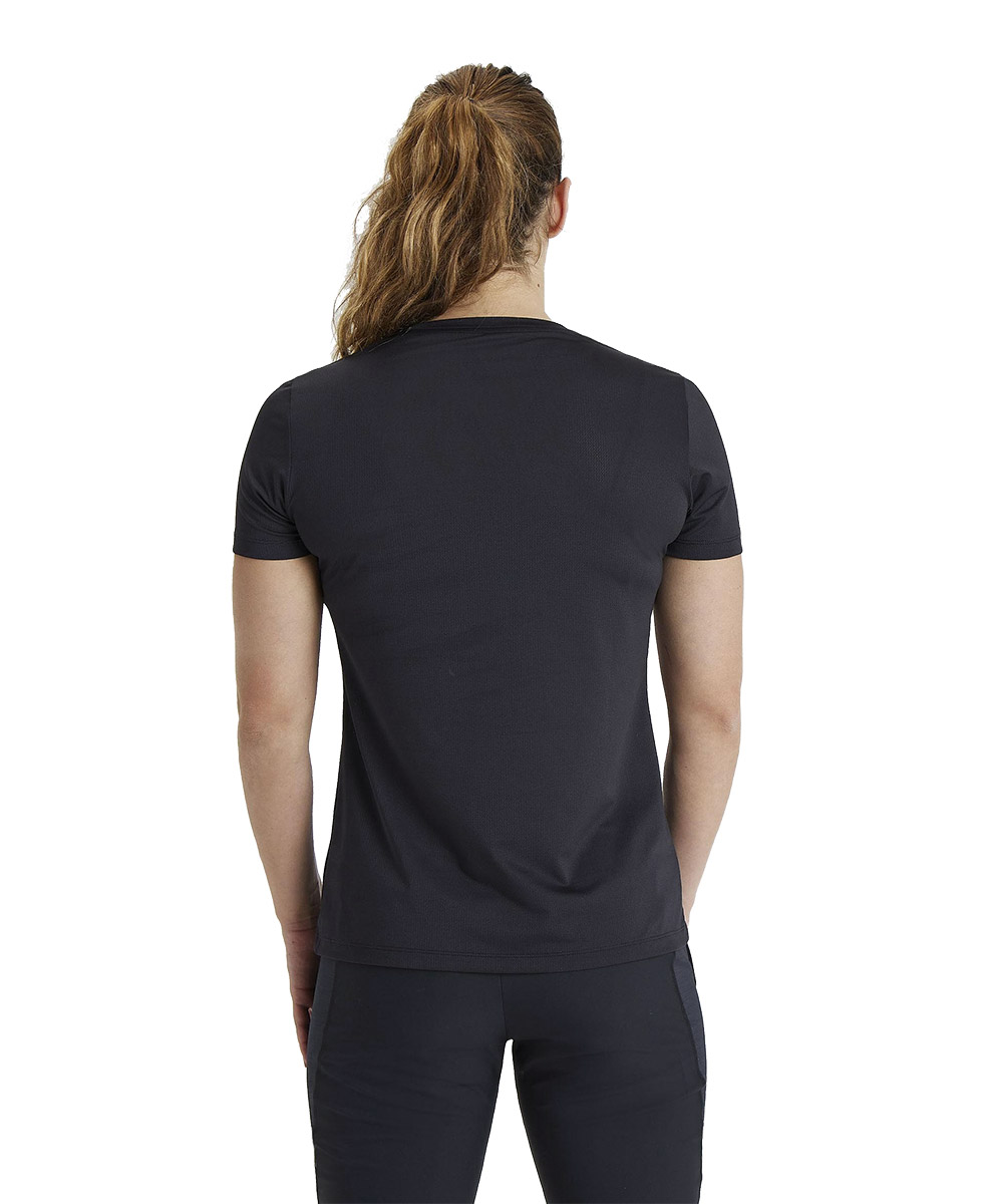 Arena Womens Solid T-Shirt - Black-brand