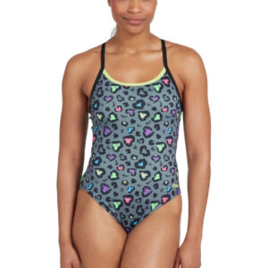 Zoggs Sprintback Swimsuit - Brave Heart Print
