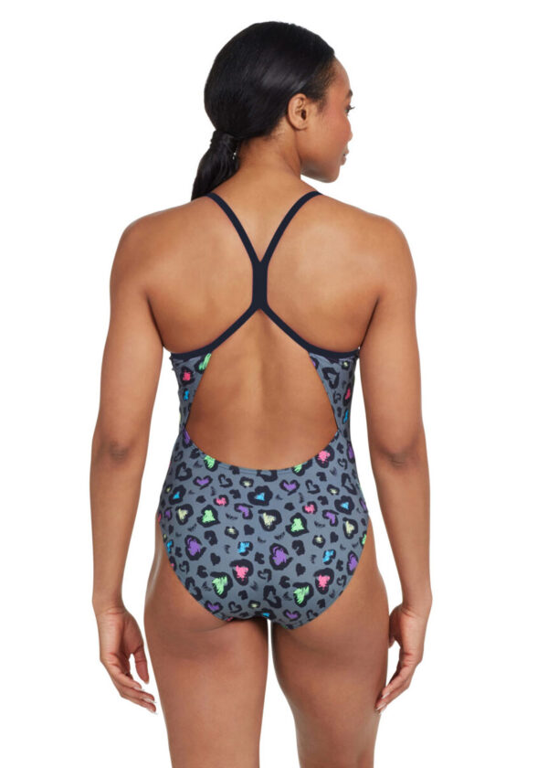 Zoggs Sprintback Swimsuit – Brave Heart Print