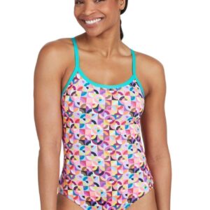 Zoggs Strikeback Swimsuit - Rhythm Print