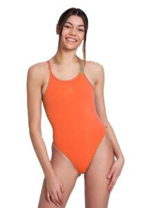 Turbo Womens Kraken Swimsuit - Orange