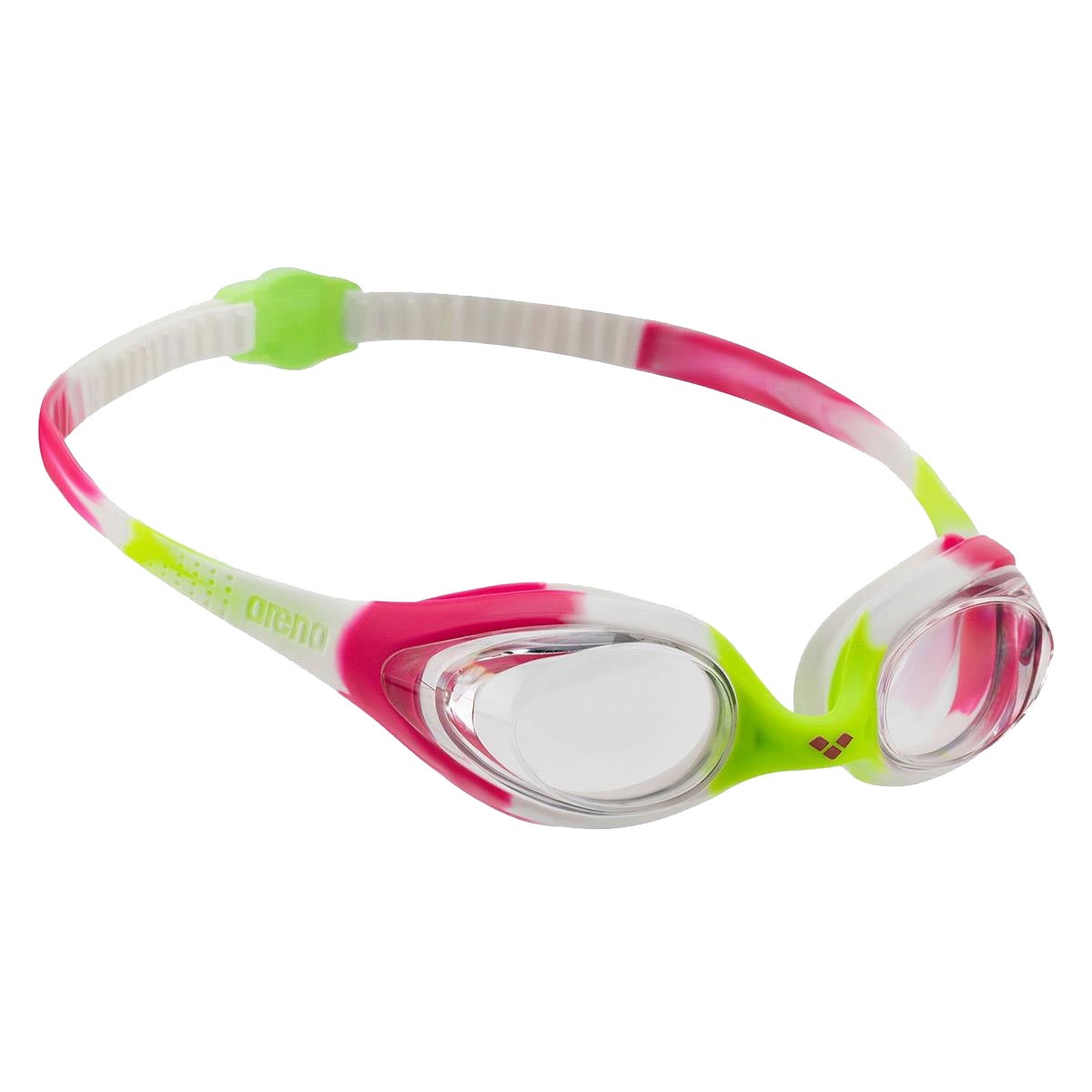 Arena Spider Junior Goggle - Lime/Fuchsia/Clear