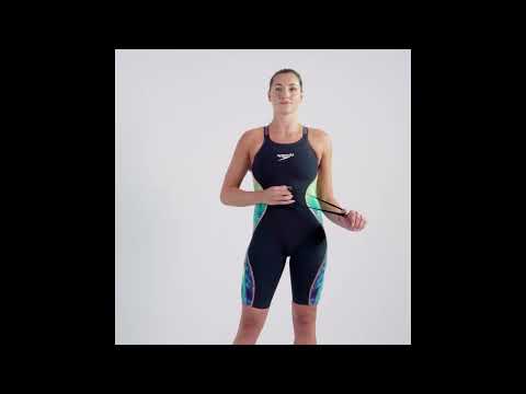 Speedo Fastskin LZR Pure Intent Closedback Kneeskin - Cosmic Storm-572943