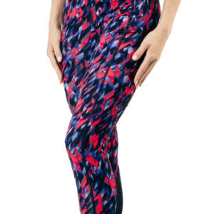 TYR Polar 3/4 Kalani Tight - Navy/Red-0