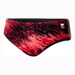 TYR Perseus All Over Racer Briefs - Red