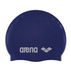 Arena Classic Silicone Swim Cap - DENIM/SILVER-0