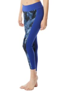 TYR Womens 3/4 Kalani Storm Tight - Blue