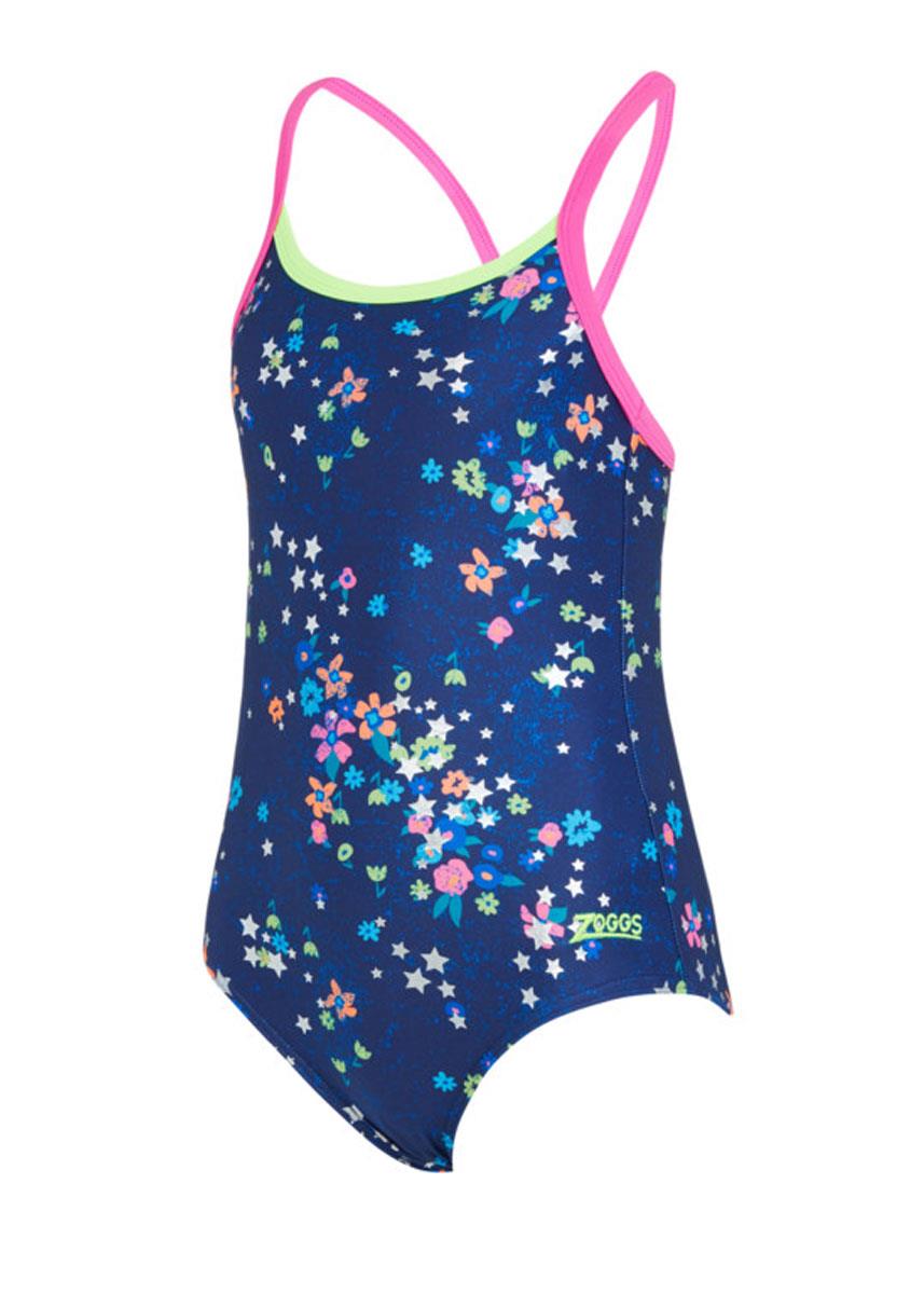 Zoggs Girls Strikeback Swimsuit - Cosmic Flower Print-572537