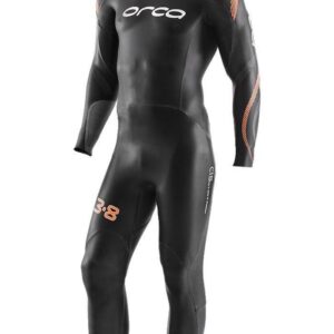 Orca Men's B-Grade 3.8 Fullsleeve Tri Wetsuit - Black/Orange-0