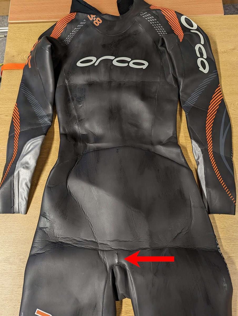 Orca Men's B-Grade 3.8 Fullsleeve Tri Wetsuit - Black/Orange-572336