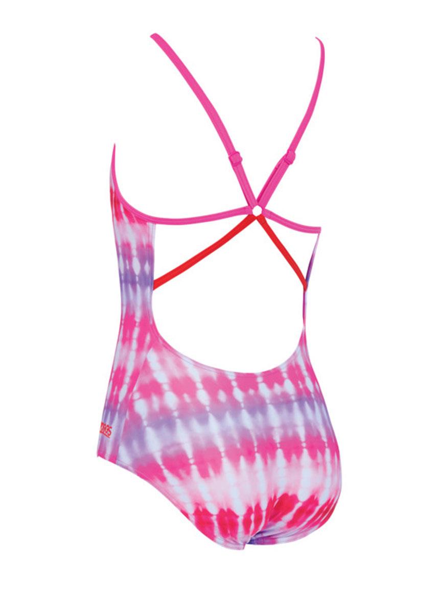 Zoggs Girls Starback Swimsuit - Sunset Haze Print-572544