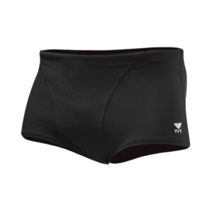 TYR Mens Solid Trunks - Black