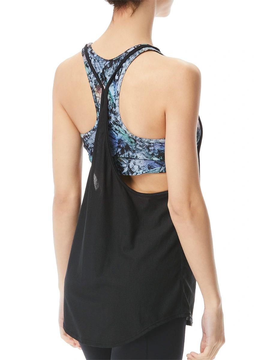 TYR Womens Botanic Madison 2 in 1 Tank - Black/Multi-brand