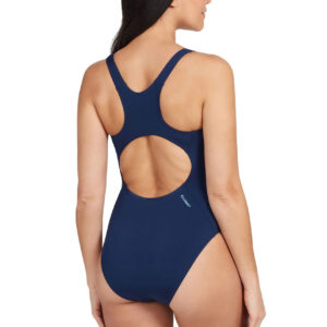 Zoggs Women’s Cottesloe Powerback Swimsuit – Navy Blue