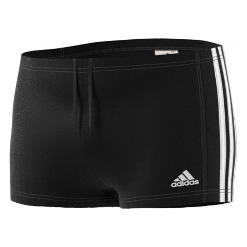 Adidas Essence Core 3 Stripe Boxer - Black / White-0