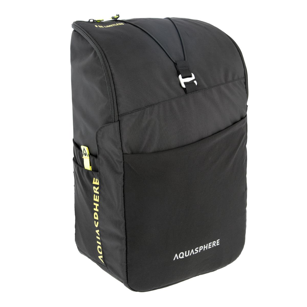 Aqua Sphere Transition 35L Backpack - Black Bright Yellow