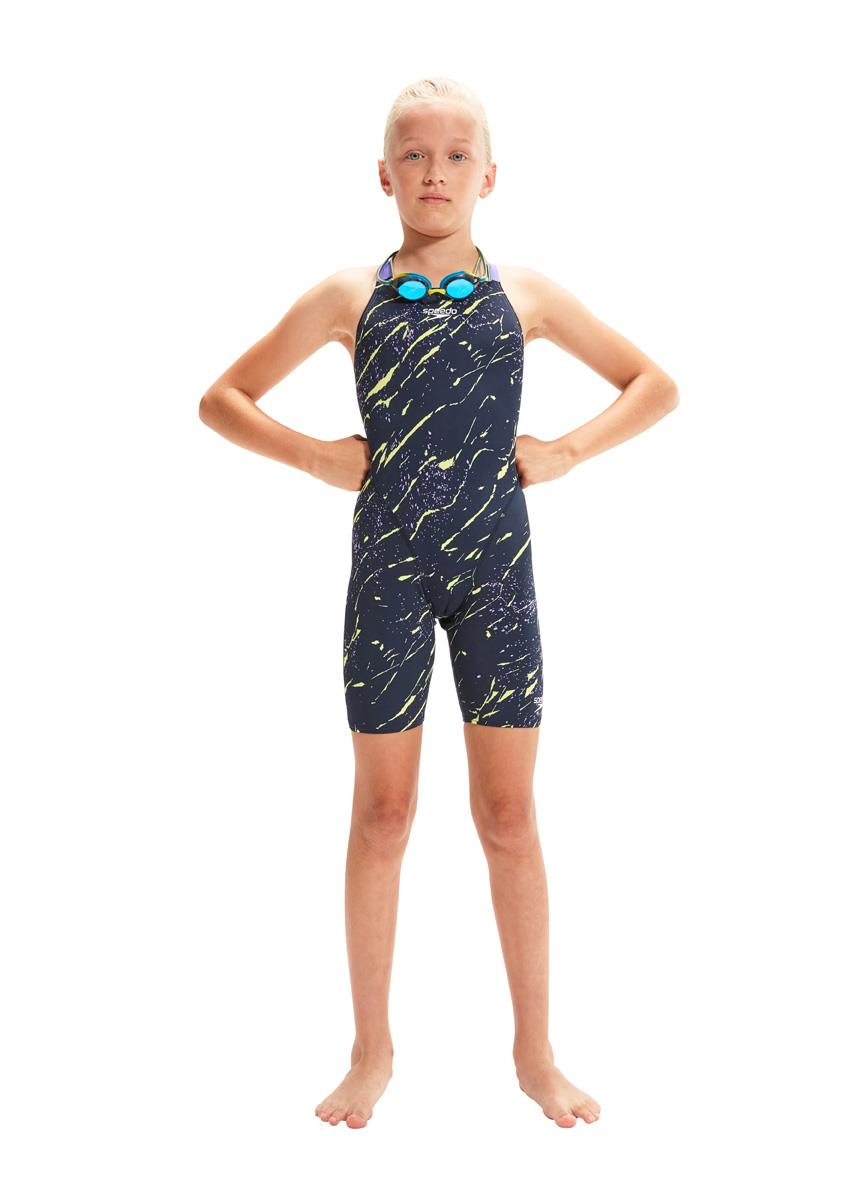 Speedo Fastskin Junior Endurance+ Kneeskin - True Navy/ Miami Lilac/ Spritz-573494