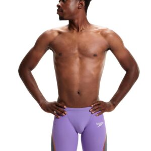 Mens Racing Jammer Purple Reign Print Speedo Fastskin LZR Pure Intent Jammer