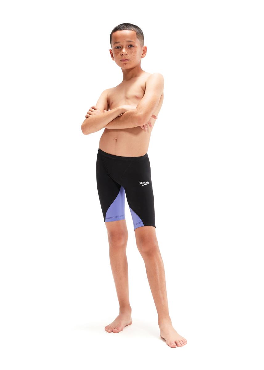 Speedo Fastskin Junior LZR Ignite Jammer - Black/ Miami Lilac-573407