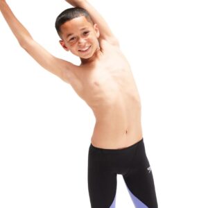 Speedo Fastskin Junior LZR Ignite Jammer - Black/ Miami Lilac