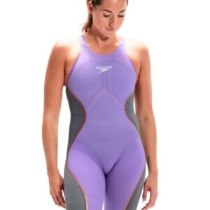 Speedo Fastskin LZR Pure Intent Openback Kneeskin - Purple Reign