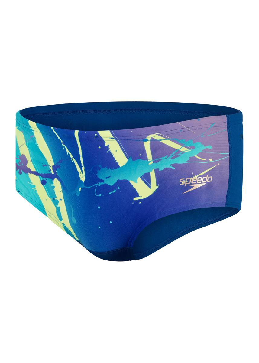 Speedo Placement Digital 14cm Brief - Ammonite/ Miami Lilac/ Bright Zest/ Aquarium-573271