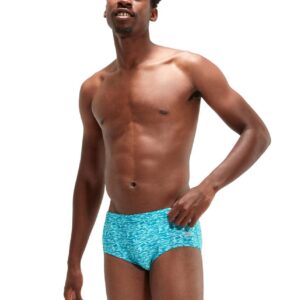 Speedo Allover Digital 13.5cm Briefs - Sundown Shore