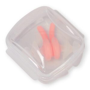 Speedo Biofuse Earplugs - Clear/ Fluro Tangerine-0