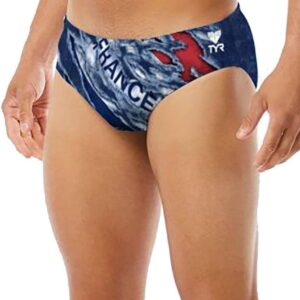 TYR DuraFast All Over Racer Brief - Red/White/Blue-0