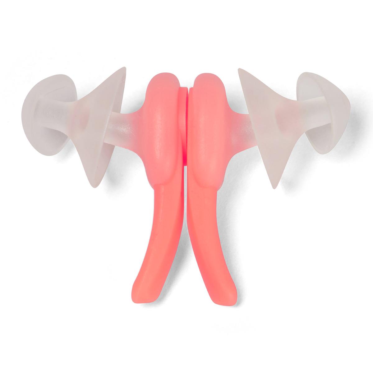 Speedo Biofuse Earplugs - Clear/ Fluro Tangerine-573375