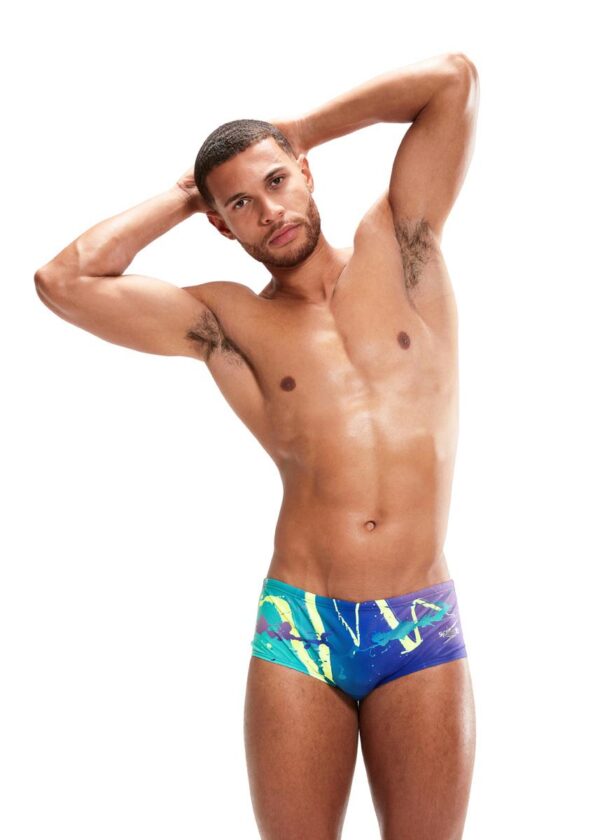Speedo Placement Digital 14cm Brief - Ammonite/ Miami Lilac/ Bright Zest/ Aquarium-0