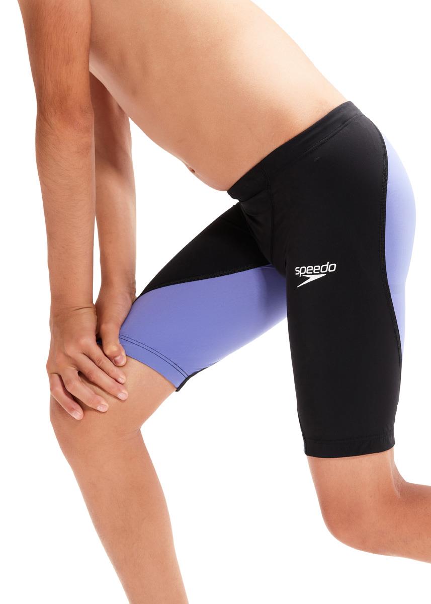 Speedo Fastskin Junior LZR Ignite Jammer - Black/ Miami Lilac-573406
