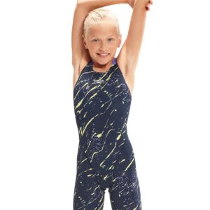 Speedo Fastskin Junior Endurance+ Kneeskin - True Navy/ Miami Lilac/ Spritz