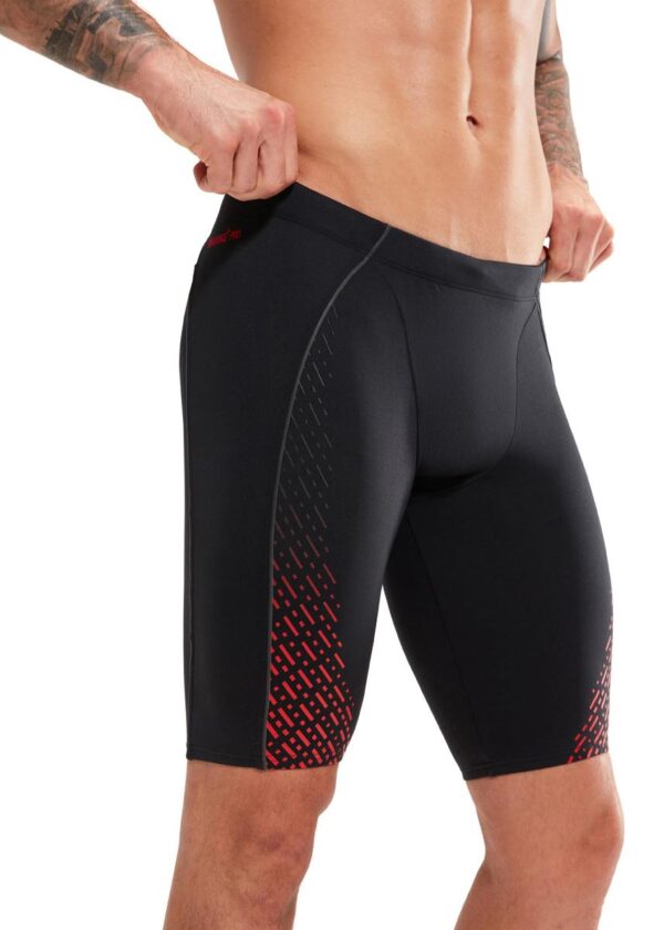 Speedo ECO Endurance+ Pro Jammer - Black/ Fed Red-0