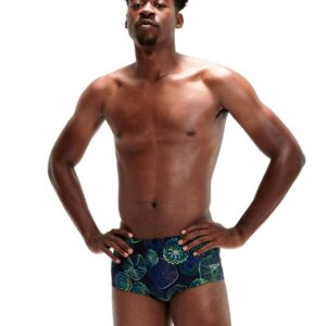 Speedo Allover Digital 17cm Briefs - Jellyfish Glows-0