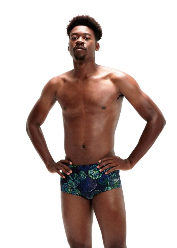 Speedo Allover Digital 17cm Briefs - Jellyfish Glows-0