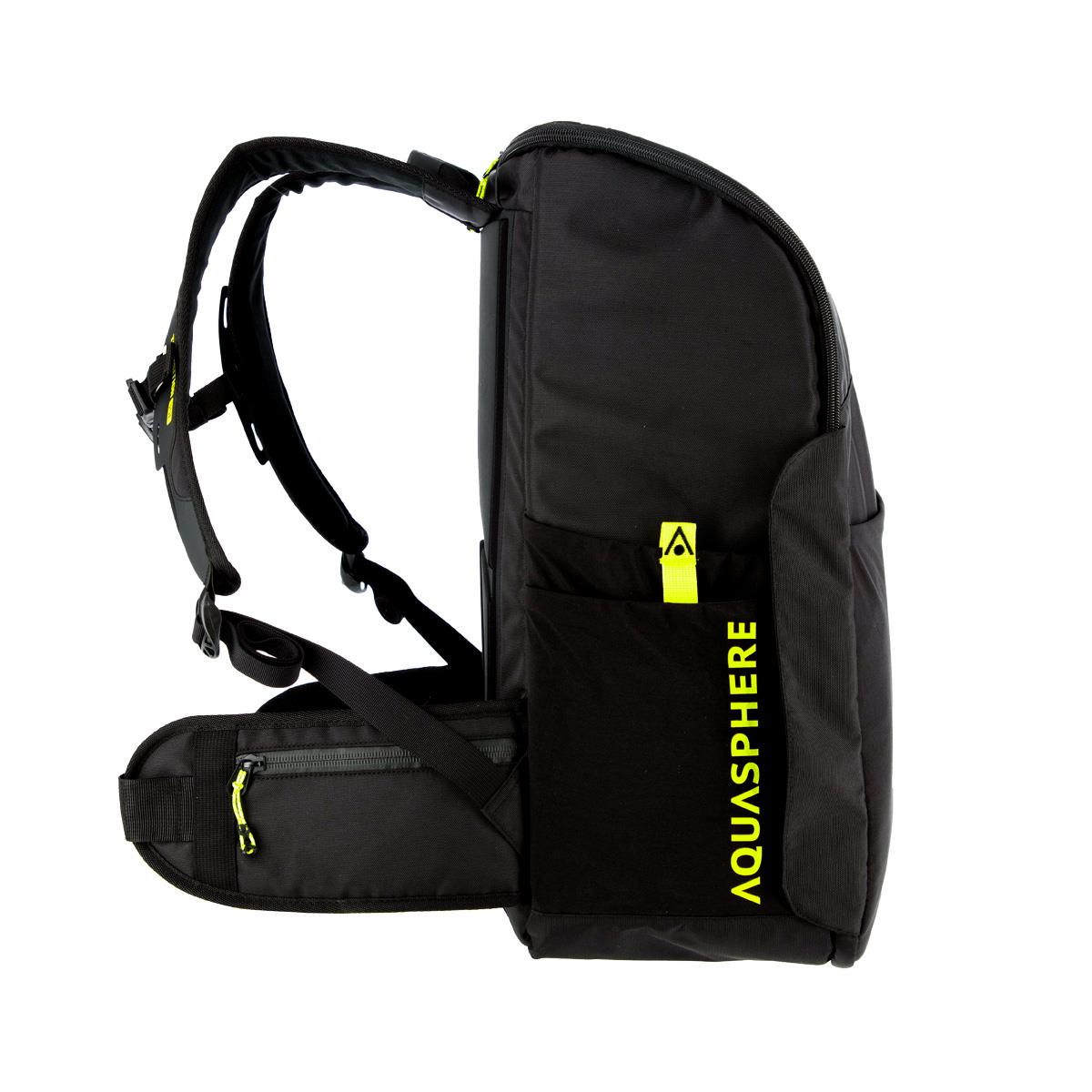 AQUA SPHERE TRANSITION BACKPACK 35L BLACK BRIGHT YELLOW-572801