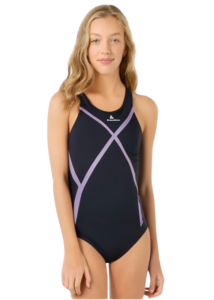 Aqua Sphere Capri Swimsuit - Black/Purple