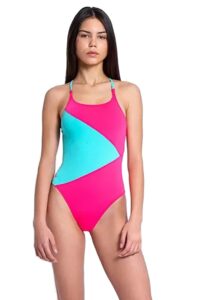 Turbo Womens Island Swimsuit - Pink / Blue