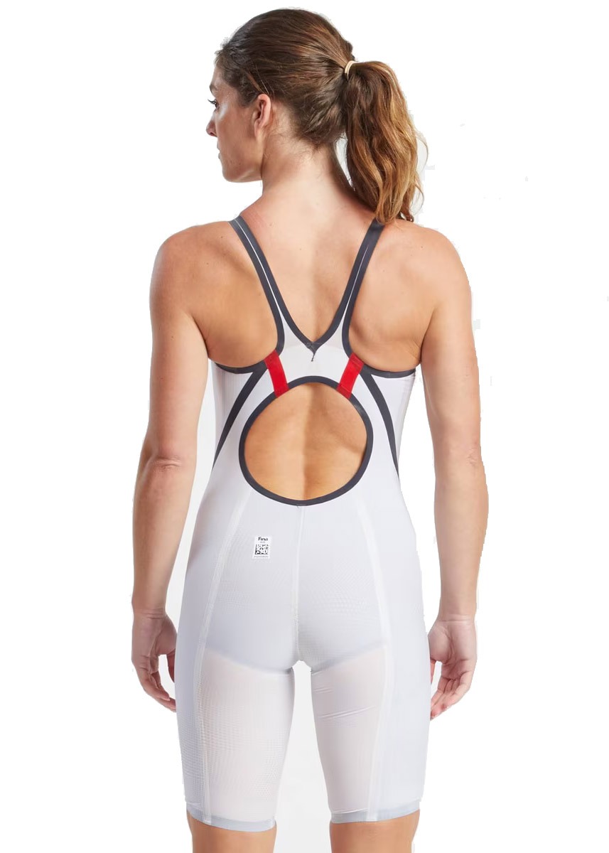 FINIS HydroX Openback Kneesuit - White-brand