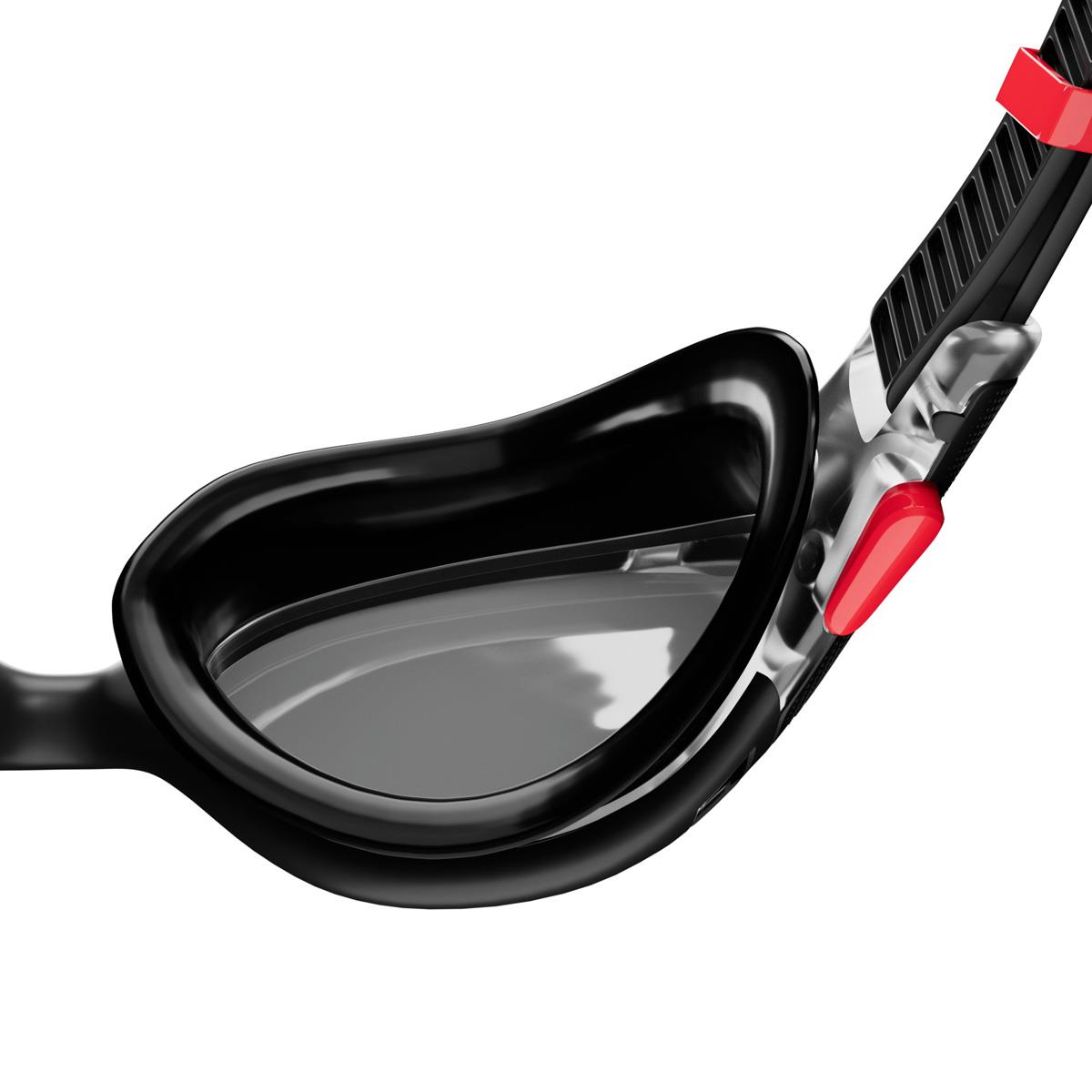 Speedo Biofuse 2.0 Mirrored Goggles - Black/ Red/ Chrome-573605
