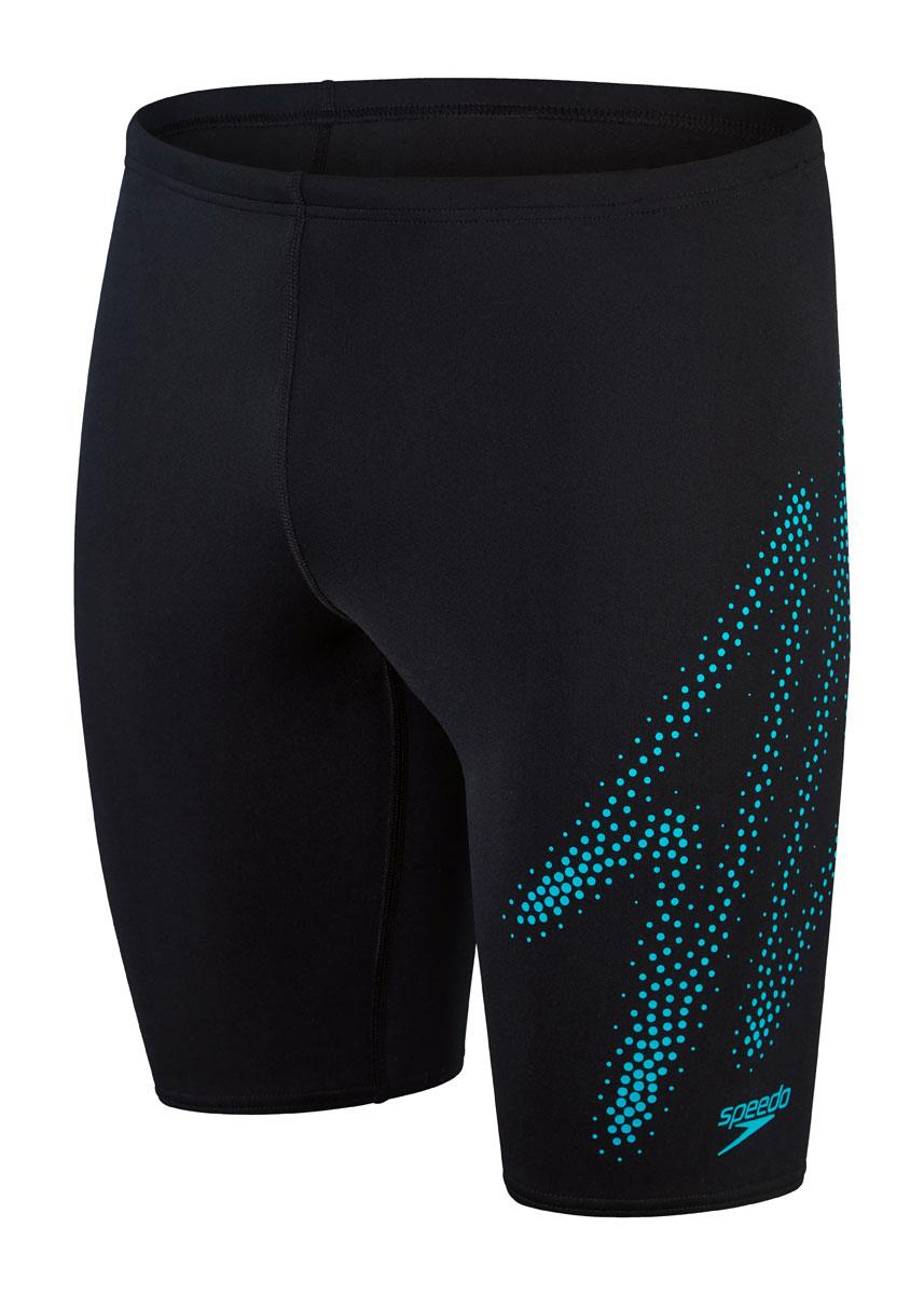 Speedo Boy's HyperBoom Placement Jammer - Black/ Bolt-574163