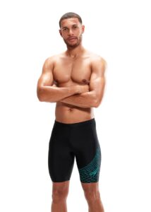 Speedo Medley Logo Jammer - Black/ Aquarium