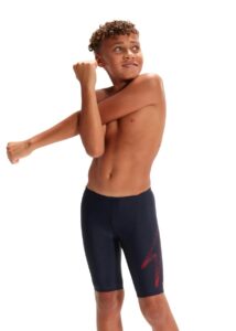 Speedo Boy's HyperBoom Placement Jammer - True Navy/ Fed Red