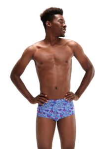 Speedo Allover Digital 17cm Briefs - Jump Around
