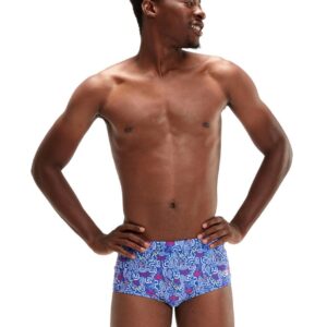 Speedo Allover Digital 17cm Briefs - Jump Around