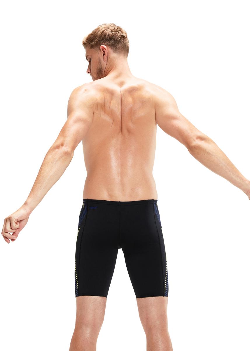 Speedo Tech Panel Jammer - Black/ Chroma Blue/ Spritz-brand