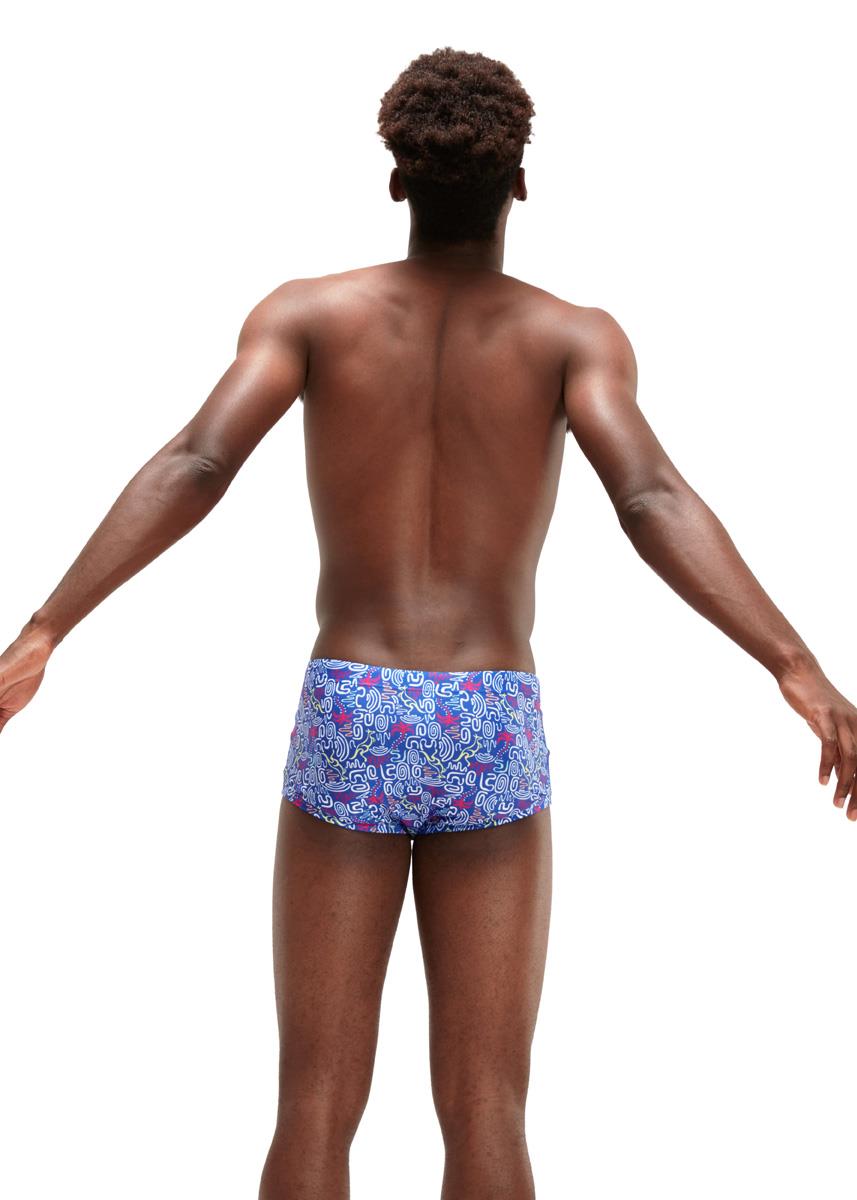 Speedo Allover Digital 17cm Briefs - Jump Around-brand